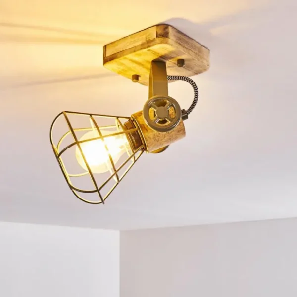 hofstein Plafonnier Nifun Brun, Vert, 1 lumière* Lampes Modernes