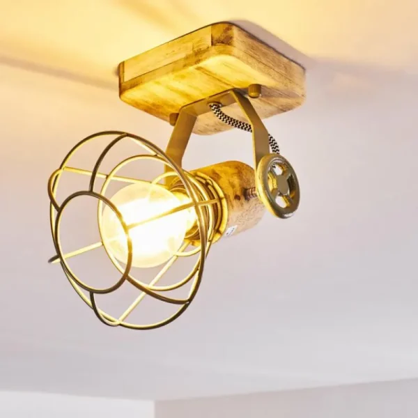 hofstein Plafonnier Nifun Brun, Vert, 1 lumière* Lampes Modernes