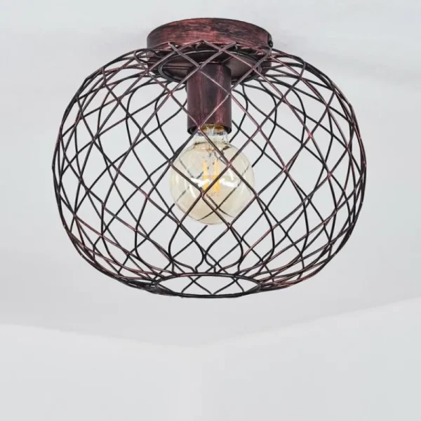 hofstein Plafonnier Nordslesvig Bronze, Noir, 1 lumière* Lampes Modernes