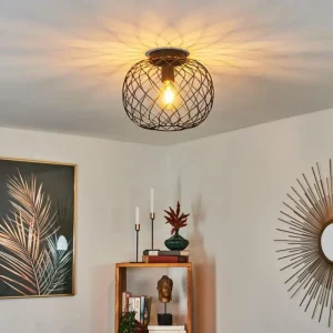 hofstein Plafonnier Nordslesvig Noir, 1 lumière* Lampes Modernes