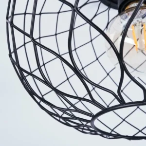 hofstein Plafonnier Nordslesvig Noir, 1 lumière* Lampes Modernes