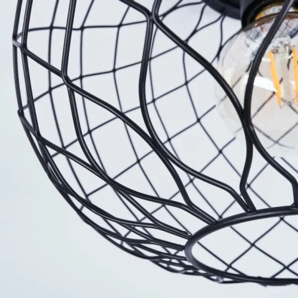 hofstein Plafonnier Nordslesvig Noir, 1 lumière* Lampes Modernes