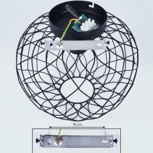 hofstein Plafonnier Nordslesvig Noir, 1 lumière* Lampes Modernes