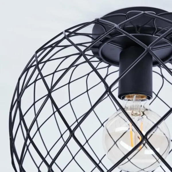 hofstein Plafonnier Nordslesvig Noir, 1 lumière* Lampes Modernes
