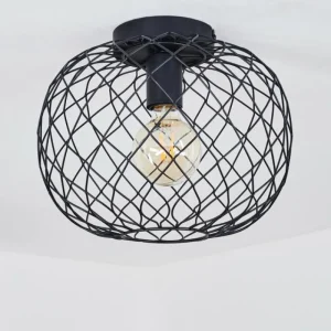 hofstein Plafonnier Nordslesvig Noir, 1 lumière* Lampes Modernes