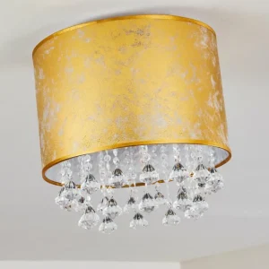 hofstein Plafonnier Norrfors Argenté, Transparent, 1 lumière* Lampes En Verre