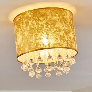 hofstein Plafonnier Norrfors Argenté, Transparent, 1 lumière* Lampes En Verre