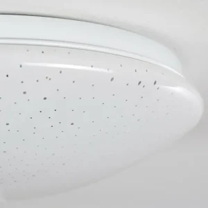 hofstein Plafonnier Norton Star LED Blanc, 1 lumière, Télécommandes, Changeur de couleurs* Lampes Modernes