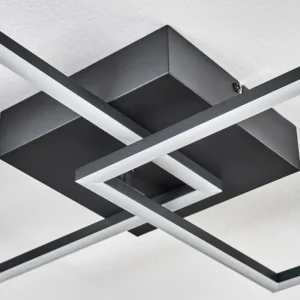 hofstein Plafonnier Obo LED Noir, 1 lumière* Lampes Modernes