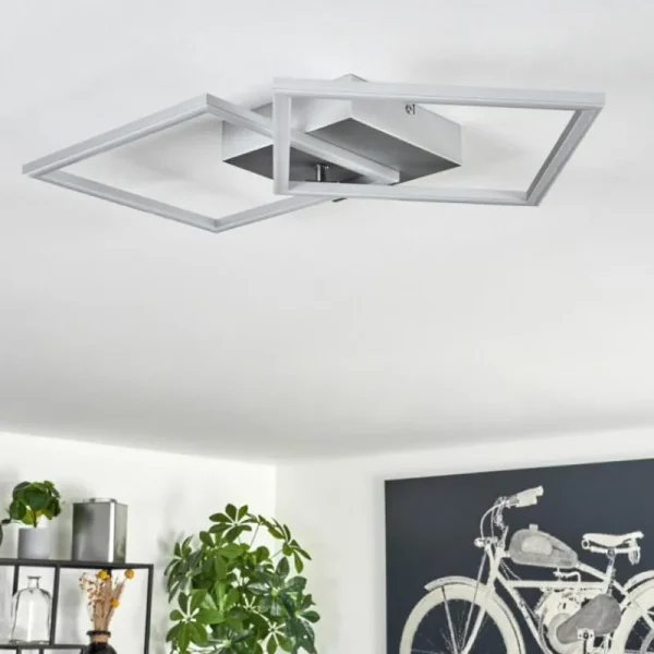 hofstein Plafonnier Obo LED Titane, 1 lumière* Lampes Modernes