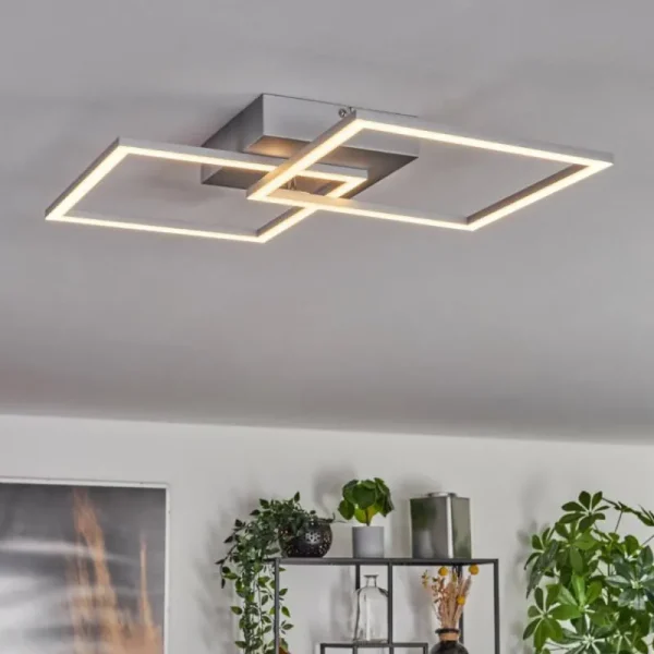 hofstein Plafonnier Obo LED Titane, 1 lumière* Lampes Modernes