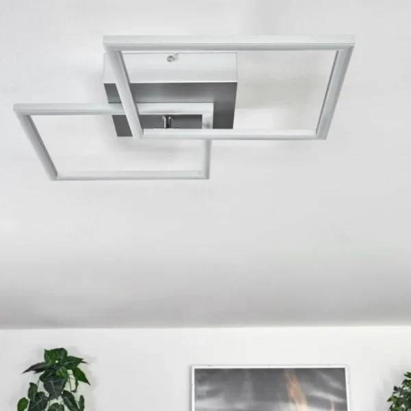 hofstein Plafonnier Obo LED Titane, 1 lumière* Lampes Modernes