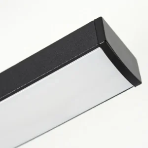 hofstein Plafonnier Odda LED Couleur bois, Noir, 4 lumières* Lampes Modernes