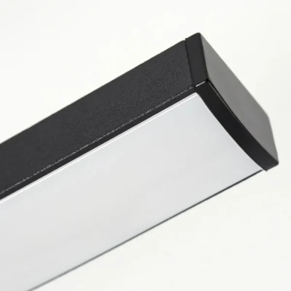 hofstein Plafonnier Odda LED Couleur bois, Noir, 4 lumières* Lampes Modernes