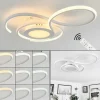 hofstein Plafonnier Olok LED Blanc, 1 lumière, Télécommandes* Lampes Modernes