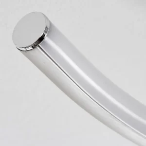 hofstein Plafonnier Olok LED Nickel mat, 1 lumière, Télécommandes* Lampes Modernes
