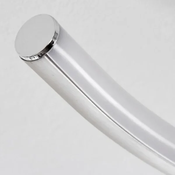 hofstein Plafonnier Olok LED Nickel mat, 1 lumière, Télécommandes* Lampes Modernes