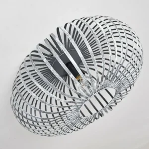 hofstein Plafonnier Oravi Gris, Argenté, 1 lumière* Lampes Modernes