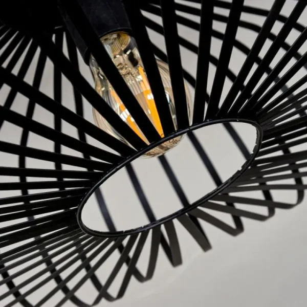 hofstein Plafonnier Oravi Noir, 1 lumière* Lampes Modernes