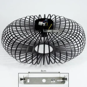 hofstein Plafonnier Oravi Noir, 1 lumière* Lampes Modernes