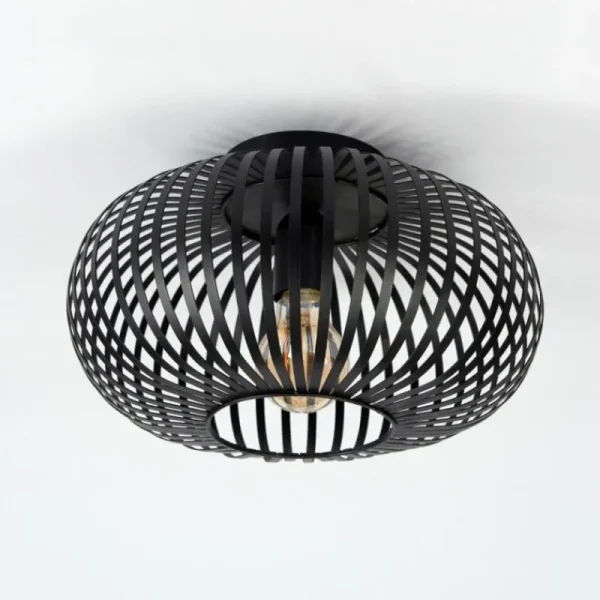 hofstein Plafonnier Oravi Noir, 1 lumière* Lampes Modernes