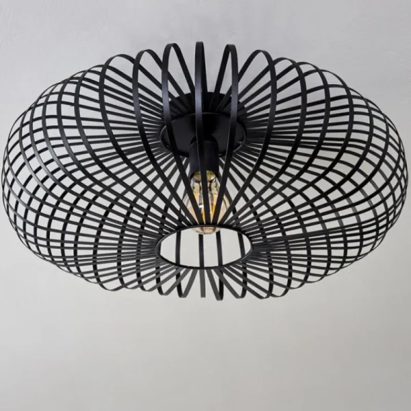 hofstein Plafonnier Oravi Noir, 1 lumière* Lampes Modernes