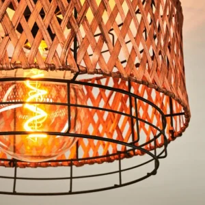 hofstein Plafonnier Otta Noir, 1 lumière* Lampes Modernes