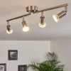 hofstein Plafonnier Oula LED Nickel mat, 4 lumières* Lampes Modernes