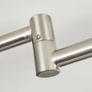 hofstein Plafonnier Oula LED Nickel mat, 6 lumières* Lampes Modernes