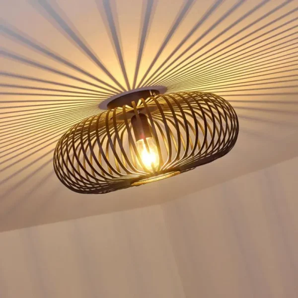 hofstein Plafonnier Ovari Noir, 1 lumière* Lampes Modernes