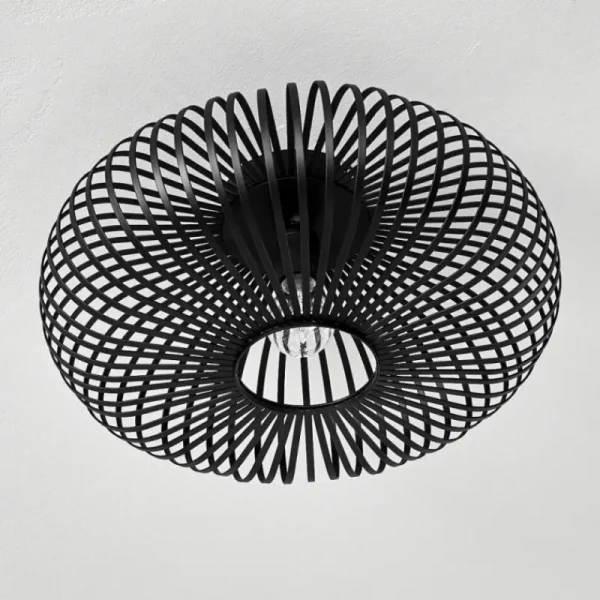 hofstein Plafonnier Ovari Noir, 1 lumière* Lampes Modernes