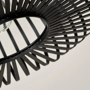 hofstein Plafonnier Ovari Noir, 1 lumière* Lampes Modernes