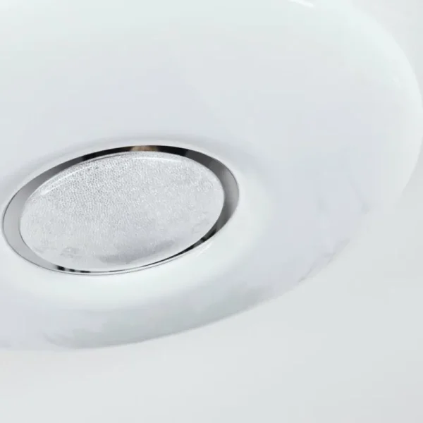 hofstein Plafonnier Page LED Blanc, 2 lumières, Télécommandes, Changeur de couleurs* Lampes Modernes