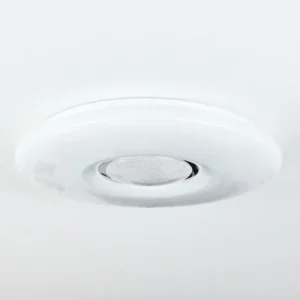hofstein Plafonnier Page LED Blanc, 2 lumières, Télécommandes, Changeur de couleurs* Lampes Modernes