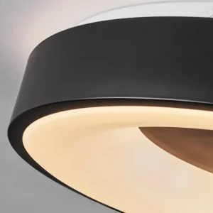 hofstein Plafonnier Palanko LED Blanc, 1 lumière, Télécommandes* Lampes Modernes