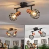 hofstein Plafonnier Palmira Cuivre, Noir, 2 lumières* Lampes Modernes
