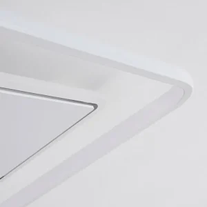 hofstein Plafonnier Panchita LED Blanc, 1 lumière, Télécommandes* Lampes Modernes