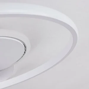 hofstein Plafonnier Panchita LED Blanc, 1 lumière, Télécommandes* Lampes Modernes