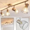 hofstein Plafonnier Parado Nickel mat, 4 lumières* Lampes Modernes