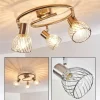 hofstein Plafonnier Parado Nickel mat, 3 lumières* Lampes Modernes