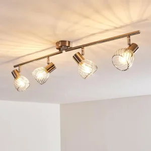hofstein Plafonnier Parado Nickel mat, 4 lumières* Lampes Modernes