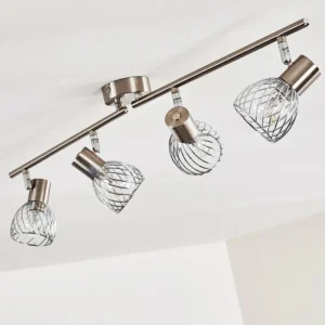 hofstein Plafonnier Parado Nickel mat, 4 lumières* Lampes Modernes
