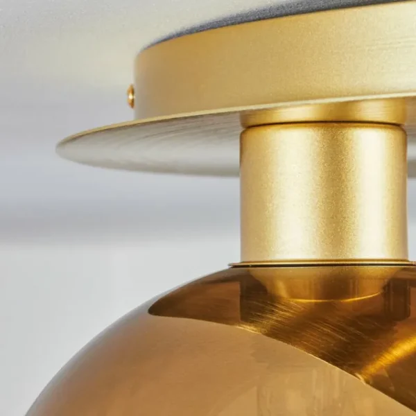 hofstein Plafonnier Pascal Laiton, 3 lumières* Lampes En Verre