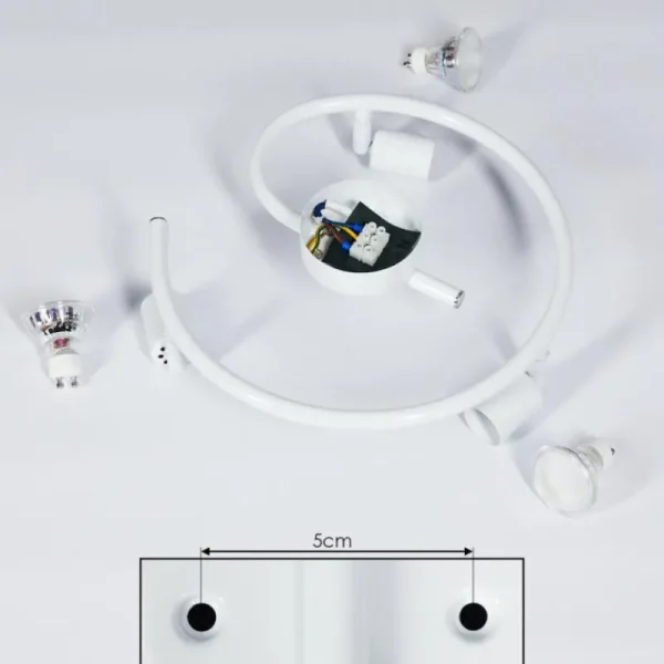 hofstein Plafonnier Planes LED Blanc, 3 lumières* Lampes Modernes