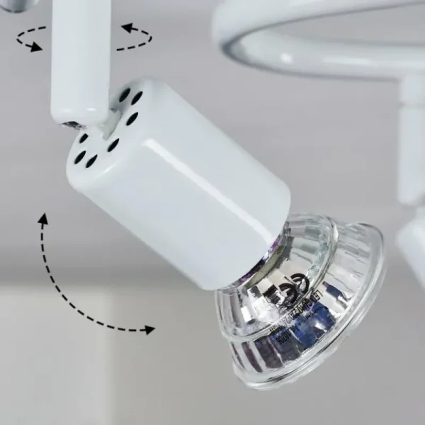 hofstein Plafonnier Planes LED Blanc, 3 lumières* Lampes Modernes