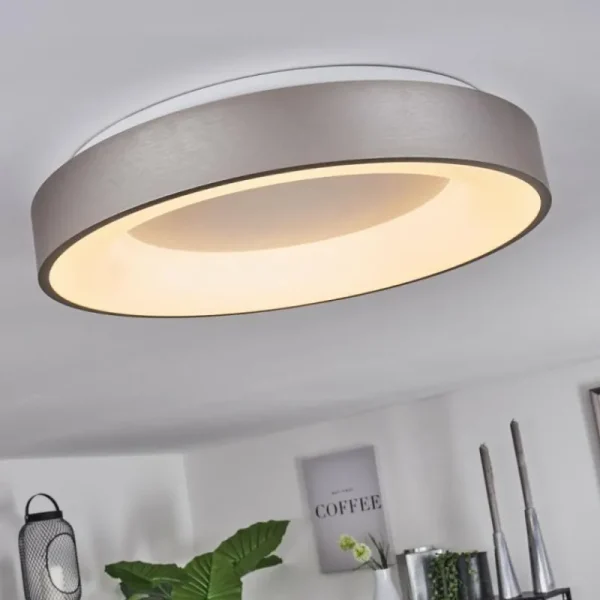 hofstein Plafonnier Playas LED Argenté, Blanc, 1 lumière* Lampes Modernes