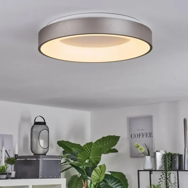 hofstein Plafonnier Playas LED Argenté, Blanc, 1 lumière* Lampes Modernes