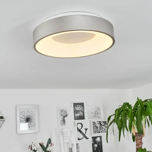hofstein Plafonnier Playas LED Argenté, Blanc, 1 lumière* Lampes Modernes