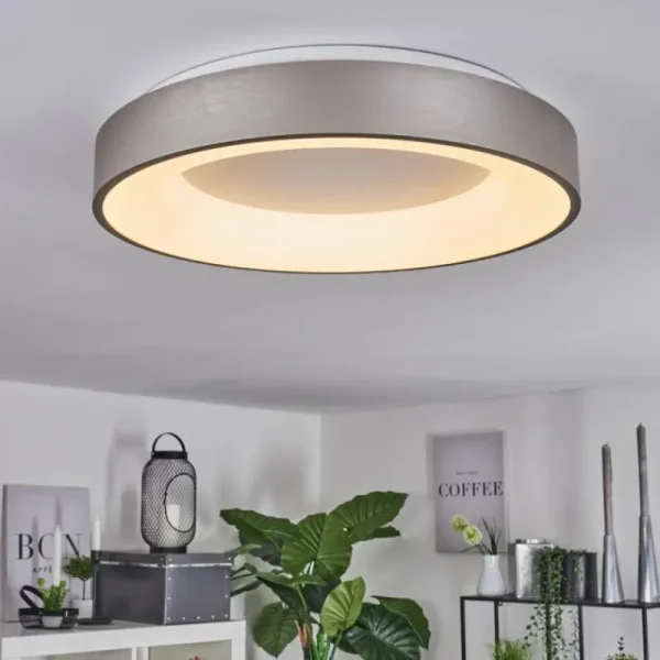 hofstein Plafonnier Playas LED Argenté, Blanc, 1 lumière* Lampes Modernes