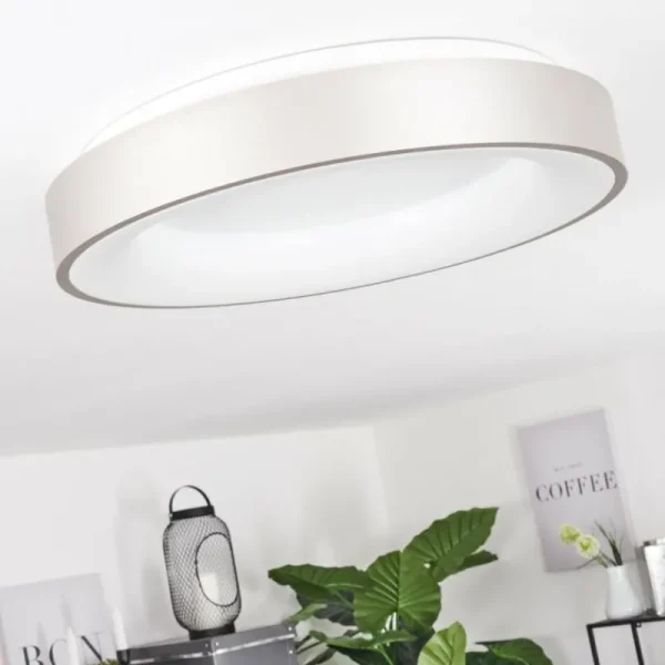 hofstein Plafonnier Playas LED Argenté, Blanc, 1 lumière* Lampes Modernes